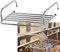 whalebee Stendibiancheria Stendino Pieghevole, Stendibiancheria in Acciaio Inox Larghezza da 40 A 80cm Portata 20kg Stendibiancheria da Balcone Stendino per Interno Ed Esterno, Praticità