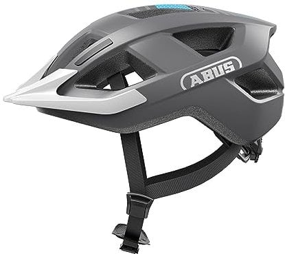 ABUS Fahrradhelm Aduro 3.0 – Sportiver City-Helm in stilvollem Design für alltägliche und sportliche Touren – für Damen und Herren – Grau, Größe M
