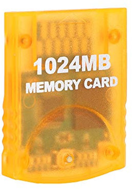 Scheda di Memoria da 1024 MB, Scheda di Memoria, Grande capacità in ABS con Nucleo Flash Interno Durevole per Console di Gioco WII