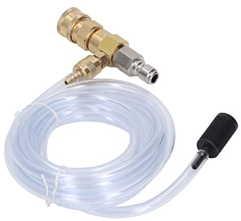 Chemical Injector Kit Brass Stainless Adjustable Downstream Injector Easy Installation and Improved Efficiency for Pressure Washer 5000PSI