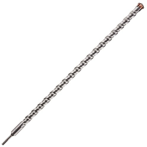 Rennie Tool 32mm x 800mm Long SDS High Performance Hammer Drill Bit | Cross Tipped Masonry Drill Bit For Brick, Concrete, Stone, Granite. Professional Tungsten Carbide Tipped 32mm SDS Drill Bit