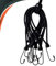 AVOID Spanngurte mit Haken – Gummizüge Set – Spanngummi zur Gepäcksicherung, Camping, Anhängernetz – Expander mit Haken – Zurrgurt & Spangurt Schwarz – Planenspanner Outdoor (20 Stück)
