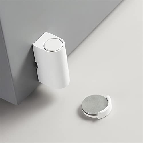 Türstopper aus Messing, weiß, schwarz, stanzfrei, robust, Türhalter, magnetisch, unsichtbar, Türstopper, 1 Stück