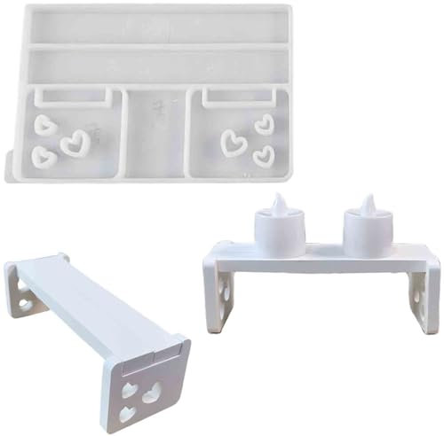 ALEFBET Silikonformen Gießformen,DIY Silikon Gießform,Gipsformen zum Gießen,Epoxidharz Formen(Lange Bank)