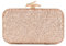 Syrads Pochette Sacs à main pour femmes Sac de soirée Pochette avec chaîne pour fête de mariage,Champagne rose