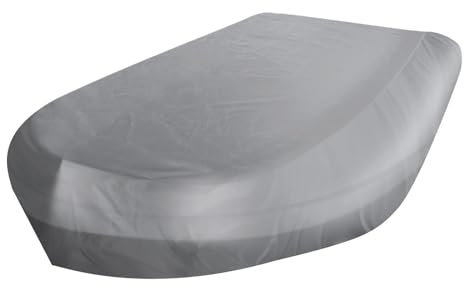 Xujuika Funda Barco 210d Paño De Oxford, EmbarcacióN Neumática Funda Protectora, Bote De Goma Funda De Lancha Motora, Resistente Cubierta De Barco Impermeable, Protección UV