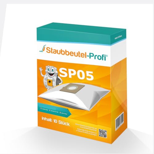 10 Staubsaugerbeutel SP05 kompatibel zu Swirl Y30 Wolf 1840 Orig. ZR0039 von Staubbeutel-Profi®