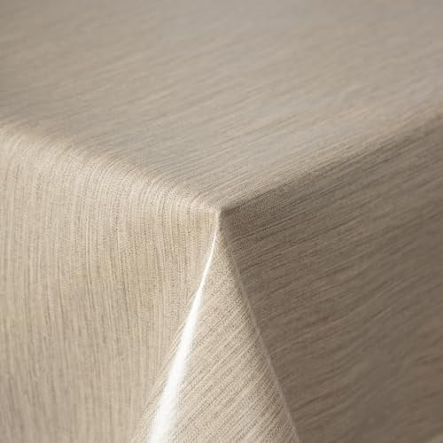texpot Nappe de table de jardin en toile cirée - Ovale - Avec ourlet - Lavable - En polyester - 160 x 220 cm