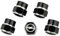 KSCZCB Auto Ventilkappen für Opel Astra J 2009-2015, Reifenventilkappen Ventilabdeckung Valve Cap Mit Dichtung Korrosionsbeständig Reifenwechsel Valve Zubehör,Black