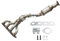 Areyourshop Katalysator Kat Passend Fit für MINI R50 R53 Cooper ONE S 66-125 KW 90-170 PS