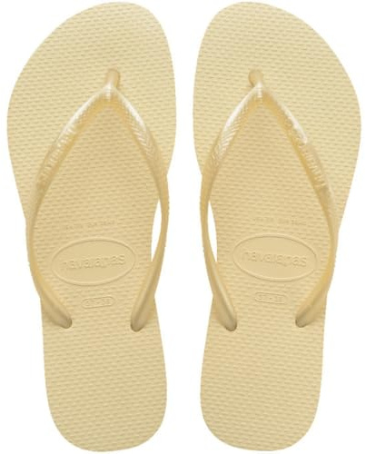 Havaianas Damen HAV.Slim Flache Sandalen, Buttercreme, 43/44 EU, Buttercreme, 43/44 EU