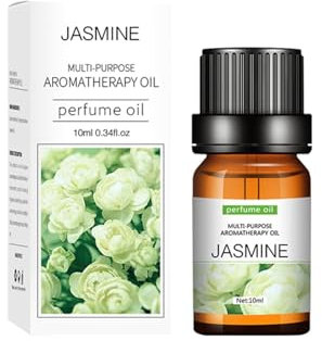 10ml ätherische öle, Aromatherapy naturrein Wasserlösliches Öl Aromatherapie Geeignet für Luftbefeuchter, 19 Düfte zur Auswahl (D, Jasmine)