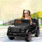 Bonnlo Mercedes-Benz G63 AMG 12V mit 2,4G Fernbedienung, Kinder Elektroauto, Elektrofahrzeuge mit Musikfunktion, 3 Geschwindigkeitsmodi, Schwarz