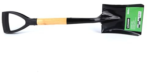 Pala cajada, 660 mm - Pala de Acero con Mango de Madera, Ideal para cavar y Mover Tierra en jardinería y construcción.*