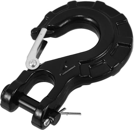 Warmhm Crochet de Treuil Forgé Accessoires de Remorquage Robustes pour Utv et ATV Hameçon Polyvalent pour Treuil Électrique et Manuel et Fiabilité Assurées
