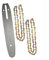 10 Inch Chainsaw Chain with Replacement Guide Bar 3/8 LP Pitch .050 Gauge 40 Drive Links Garden Tool Parts for Remington(B Set)