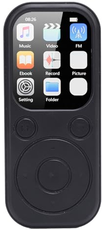 flexman MP3 Player with Bluetooth 5.3, 2Inch IPS Screen Hifi Sound Quality Portable Music Player with Alarm Clock FM Picture Electronic Book for Running Travel (32G Small Memory Card)