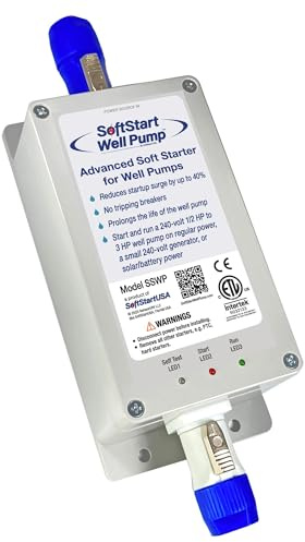 SoftStart Water Well Pump Soft Starter, ETL Listed, Generator Ready