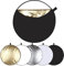 PULUZ Fotografie Reflektor 5 in 1 110 cm Tragbares Multi-Disc Faltbares Foto Studio Licht Reflektor Board (Silber/Durchscheinend/Gold/Weiß/Schwarz)