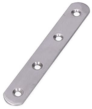 PLACA ACERO INOX 120X19X2MM