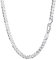 PROSILVER Lange Panzerkette Silber 925 71cm Herren Panzer Halskette 5mm breit kubanische Gliederkette minimalistischer Schmuck Accessoire für Weihnachten Geburtstag