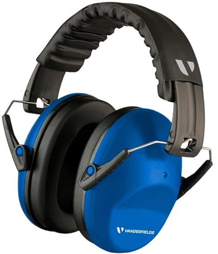 Vanderfields cuffie antirumore lavoro adulti 26dB certificate – cuffie insonorizzanti regolabili per lavoro, studio, concerti, concentrazione – cuffie da antirumore, protezione uditiva