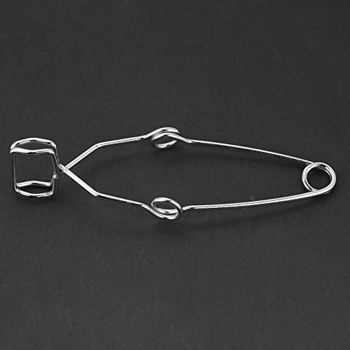 Fafeicy 5Pcs Stahl Reagenzglasclip, Klemme Labor Experiment Testhalter Werkzeug zum Halten von Reagenzglas