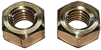 Sechskantmuttern Messing DIN 934 MS M3 M4 M5 M6 M8 Muttern (20, M8)