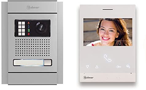 Golmar Videoportero kit de video de 1 línea N5110/ART 4 LITE manos libres 4,3 Tecnología G2+