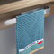 Porte-Serviettes sans perçage-35cm Porte-Serviettes de Salle de Bain Solide Auto-adhésif-Porte-Serviettes Mural-Porte-Serviettes sans perçage pour Cuisine ou Toilettes(Argent)