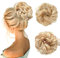 SARLA Unordentliches Dutt-Haarteil für Damen und Mädchen, synthetische Haargummis, Dutt, Verlängerung, Haarteile, Hochsteckfrisur, Pferdeschwanz, Goldblond/Strandblond