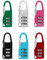 6 Pcs Combination Padlock Codes Security Padlocks 3 Digit Weatherproof Combination Locks for Travel Bag, Suit Case