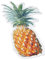 mySPOTTi Step On - Selbstklebender Anti-Rutsch Aufkleber für Bade & Duschwannen (30 x 50 cm, Happy Pineapple)
