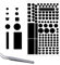Light Dimming Sticker,LED Blackout Sticker bloque 100% des lumières LED,light dimming Feuilles,Couvercles À Led Atténuants De Lumière，Film d'obscurcissement, édition Black Out (90%-100%)