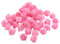 XIZHI Mini Fake Roses Artificial Flowers 100 PCS 3.5cm Red Foam Rose Head for DIY Crafts Accessories Home Party Home Decorations and Baby Shower (Pink)