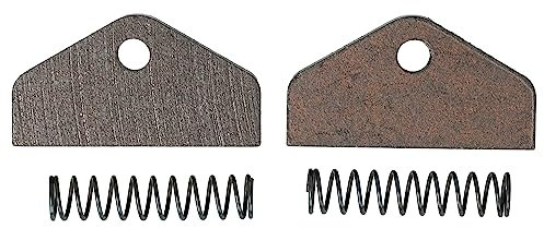 vhbw 2x Kohlebürste kompatibel mit Miele T557C T 500-57 C, T562C, T565C, T560C Trockner, Kondenstrockner + Feder