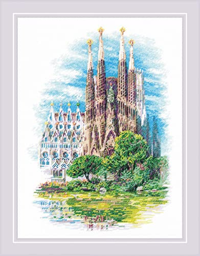 Riolis Kreuzstich Set Sagrada Familia, Zählmuster, 30x40cm