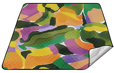 Wasserdichte Campingdecke Bodendecke mit Aufbewahrung für Strand Layered Liquid