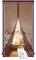 WHXQSH Zanzariera Magnetica per Porta 120x200cm, Traspirante, Chiusura Automatica, Anti Zanzare, Insetti, Marrone