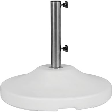 US Weight Base de sombrilla de pie comercial con capacidad rellenable de 120 libras, resistente, base de sombrilla con ruedas, base de sombrilla de patio rellenable, soporte para exteriores, fabricado