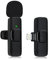 ULEMONDEE Microfono senza fili Bluetooth cellulare Mini microfono per registrazione video YouTubeStreaming/Vlog, riduzione del rumore (iOS con 1 mic)
