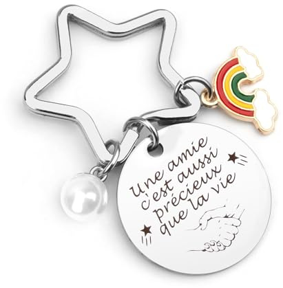 Cadeau Meilleure Amie Cadeau Amie Porte Clef Amie Cadeau Pour Une Amie Cadeau Amie Femme Cadeau Meilleure Amie Femme Porte - Clés Amitié Idée Cadeau Meilleure Amie Original Anniversaire Femme Homme