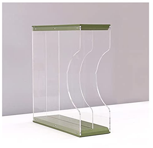 GLigeT CD Halter Vinyl-Schallplatten-Aufbewahrungshalter, Holz-Organizer, zur Präsentation von Singles im stilvollen, modernen, tragbaren Schallplattenständer DVD Halter (Color : A)