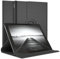 EAZY CASE - Funda para Apple iPad Pro 12,9 (2017) Protectora Tablet Smart Cover Soporte Giratorio Estuche Plegable 360° rotativo con función Atril Cuero sintético Negro