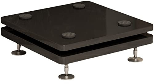 Speaker Stand, Subwoofer Bracket/tray, Audio Shockproof Board with Spike and Pad Kit, for Surround Sound Home Theater, Bookshelf Speaker/Studio Monitor Stands