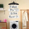 Wandschild mit Aufschrift Laundry Room Rules, rustikales Schild zum Aufhängen, Wäscheschild, Vintage, Bauernhaus, Wäscheregeln, Wanddekoration, 30 x 50 cm (A)