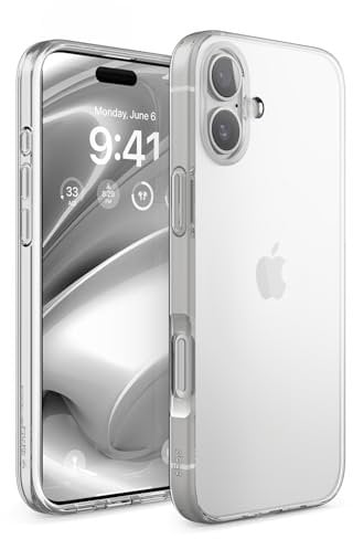 elago Hybrid Clear Case Compatible with iPhone 16 Plus Case Cover 6.7 - PC + TPU Hybrid Technology, Shockproof bumper, Raised Camera Protection, Durable Scratch-Resistant (Transparent)