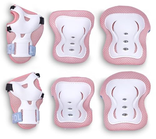 Apollo Schoner Set für Kinder, Knie und Ellenbogenschützer Kinder und für Handgelenk, Protektoren Kinder zum Inliner Skateboard BMX Radfahren, Inliner Schoner Kinder, Knieschützer Kinder