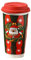 HUMOCHUSON Tazza Cappuccino Tazza Da Caffè Americana Natalizia In Ceramica Da 580 Ml Con Coperchio