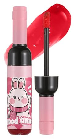 Wein-Lippenstift, Lippenfarbe – Weinmatter Lipgloss, langanhaltender, wasserfester Lippenstift für Schönheitspartys für Frauen und Mädchen, Verabredungen